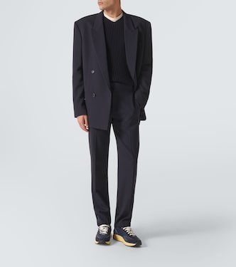 Track Classic suede-trimmed sneakers | Common Projects