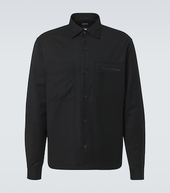 Hemdjacke aus Wolle | Zegna