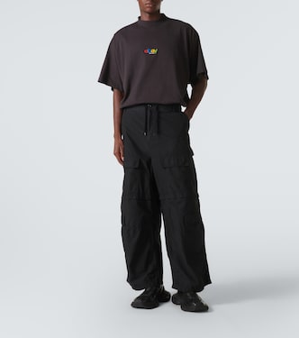 T-shirt oversize imprimé en coton | Balenciaga