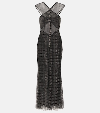 Verziertes Maxikleid | Self-Portrait
