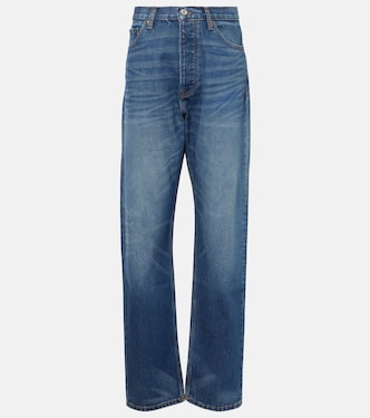 Faded straight jeans | Aya Muse