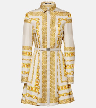 Hemdblusenkleid Versace Treasure aus Seiden-Twill | Versace