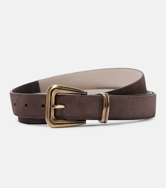 Gürtel aus Veloursleder | Brunello Cucinelli