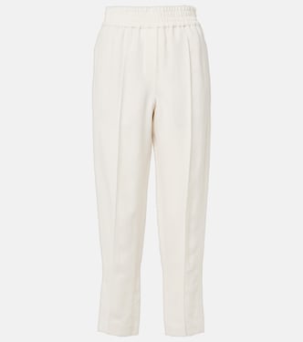 Twill tapered pants | Brunello Cucinelli