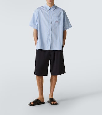 Camisa de popelín de algodón a rayas | Plan C