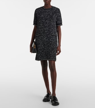 Abito corto in tweed di misto cotone | Thom Browne