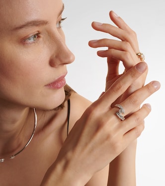 Anello Inner Fire in oro bianco 18kt con diamanti | Bucherer Fine Jewellery