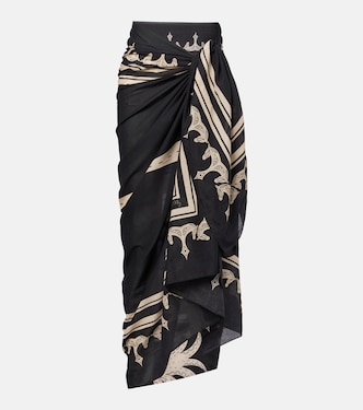 Printed cotton beach cover-up | Johanna Ortiz