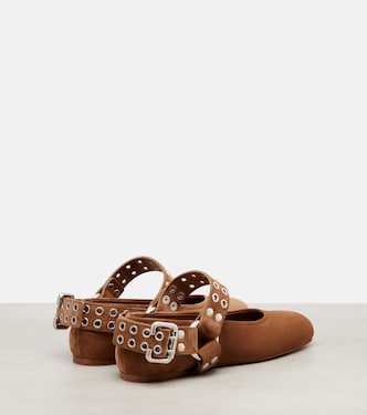 Ballerine Mary Jane in suede | Alaïa