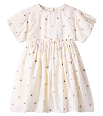 Clarize embroidered dress | Donsje