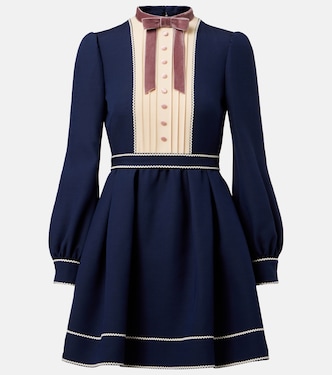 Crepe Couture bow-detail minidress | Valentino