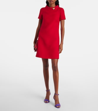 Embellished wool and silk minidress | Valentino