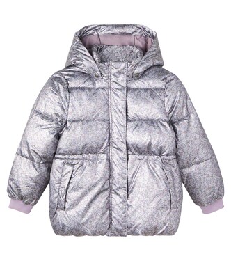 Eli floral puffer jacket | Wheat
