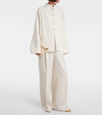 High-rise wide-leg pants | Róhe
