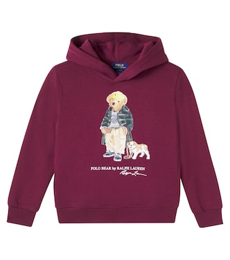 Polo Bear cotton jersey hoodie | Polo Ralph Lauren Kids