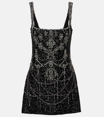 Chandelier embellished minidress | Clio Peppiatt