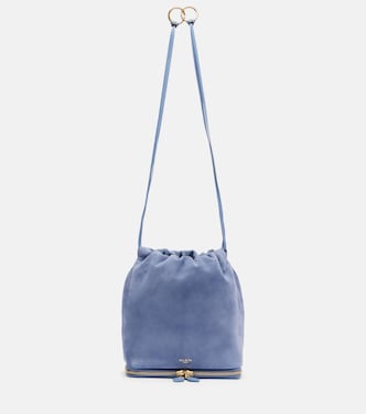 Le Pochon suede bucket bag | Alaïa