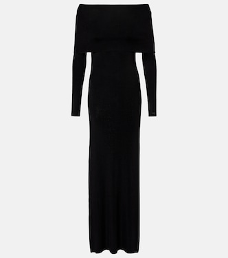 Off-shoulder maxi dress | Balenciaga