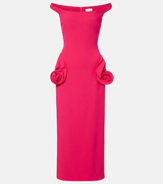 Vestido de cóctel con apliques florales | Magda Butrym