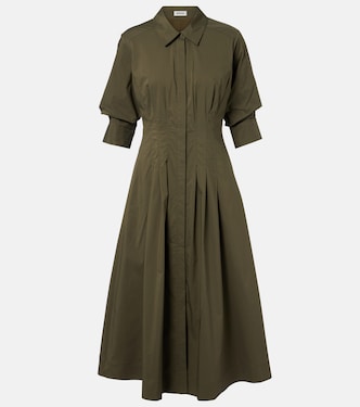 Jazz cotton-blend poplin shirt dress | Simkhai