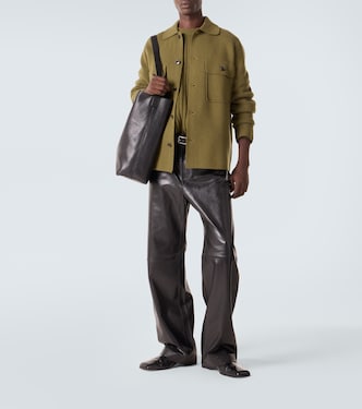 Hemdjacke aus Wolle und Kaschmir | Allude