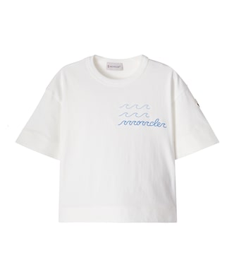 Logo cotton jersey T-shirt | Moncler Enfant