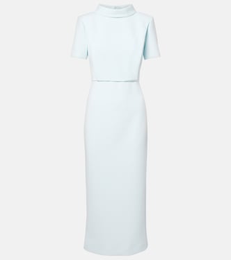 Vestido midi de crepé | Roland Mouret