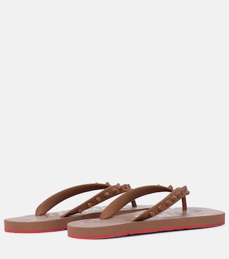 Tongs Loubi Flip en caoutchouc | Christian Louboutin