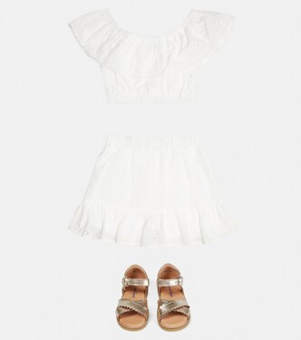 Butterfly broderie anglaise shorts | Paade Mode