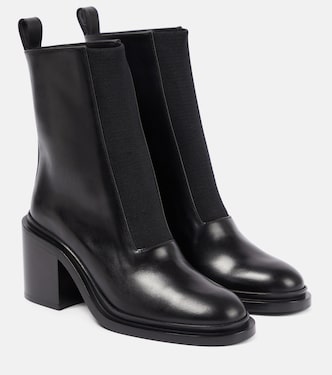 Leather ankle boots | Jil Sander