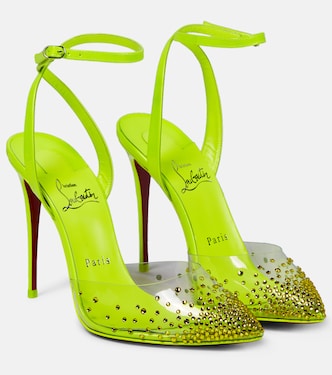 Pumps Spikaqueen 100 con cristalli | Christian Louboutin