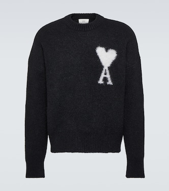 Ami de Cœur alpaca wool-blend sweater | Ami Paris