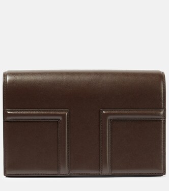 Bolso al hombro T-Flap de piel | Toteme