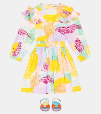 Abito con stampa e volant | Stella McCartney Kids