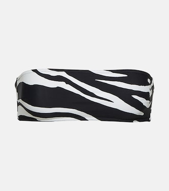 Top bikini a fascia con stampa  | Stella McCartney