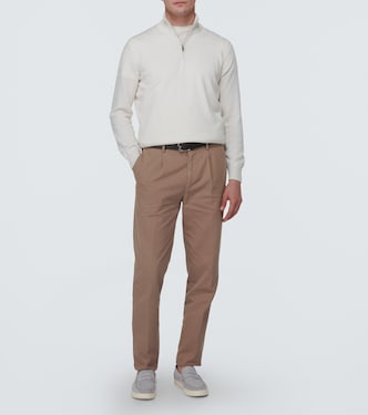 Loafers aus Veloursleder | Brunello Cucinelli