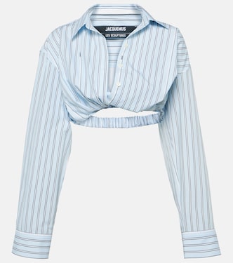 Chemise Bahia Courte rayée en coton | Jacquemus