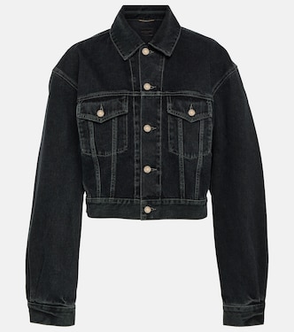 Cropped-Jeansjacke | Saint Laurent
