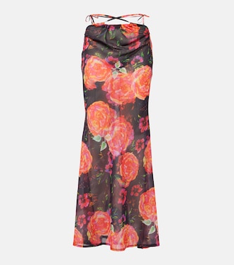Pareo in chiffon con stampa floreale | Bananhot