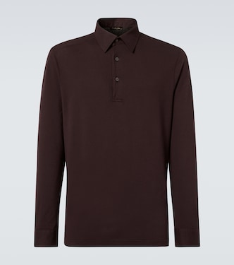 Cotton piqué polo shirt | Loro Piana