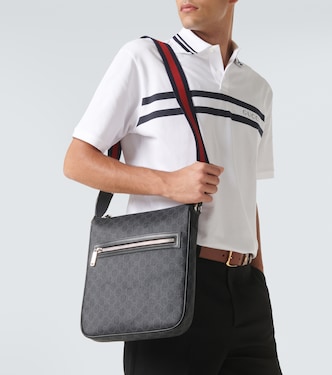 Web Stripe GG Canvas crossbody bag | Gucci