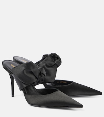 Mules Barbara 90 aus Satin | Saint Laurent