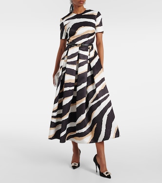 Abito midi con stampa | Elie Saab
