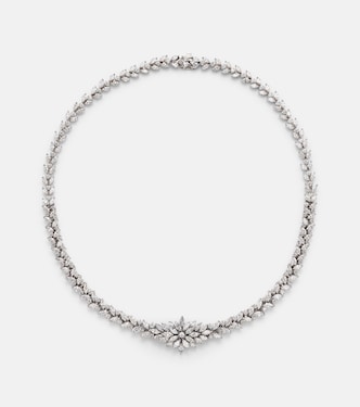 Choker Y-Couture in oro bianco 18kt con diamanti | Yeprem