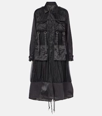 Gabardina cargo reversible | Noir Kei Ninomiya