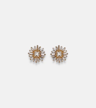 Ohrringe Princess Mini aus 18kt Gelbgold mit Diamanten | Suzanne Kalan