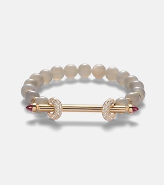 Pulsera Chakra de oro de 18 ct con piedras | Ananya