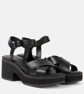 Sandalias con plataforma Charline de piel | Clergerie