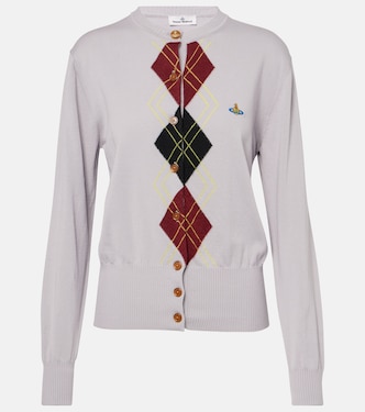 Cardigan Argyle in cotone e lana | Vivienne Westwood