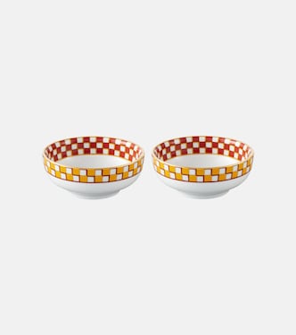 Apollo set of 2 porcelain snack bowls | La DoubleJ
